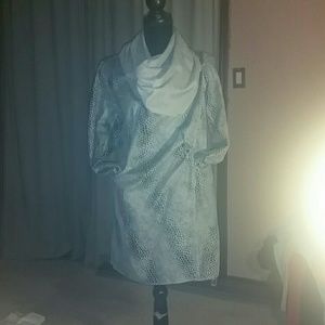 Rachel Zoe Reverse Faux Suede Jacket/Wrap